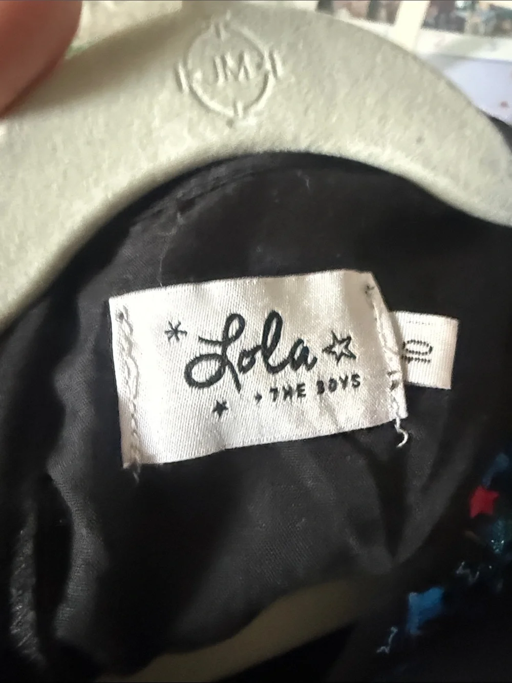 Lola + The Boys Black Star Sequin Tulle Dress Size 10